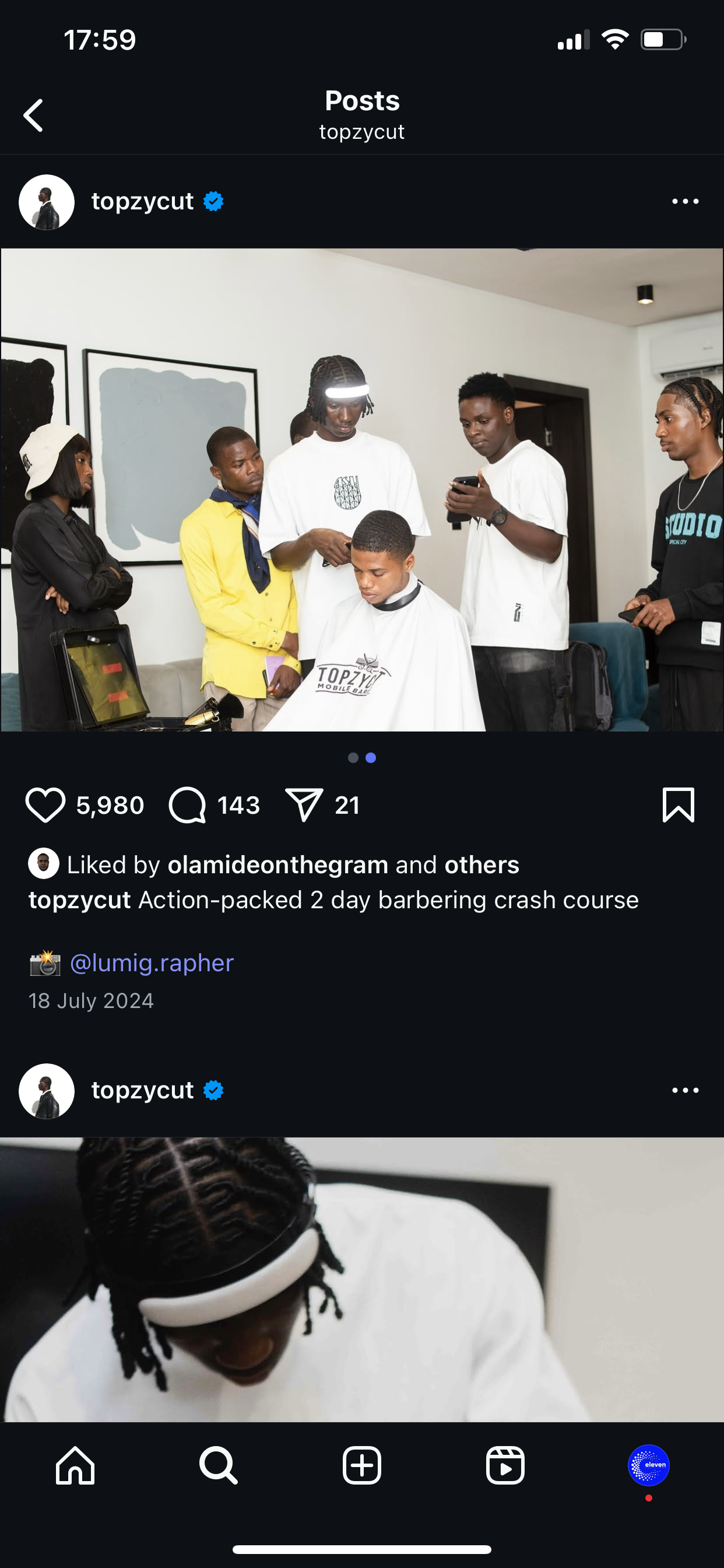 Masterclass participants