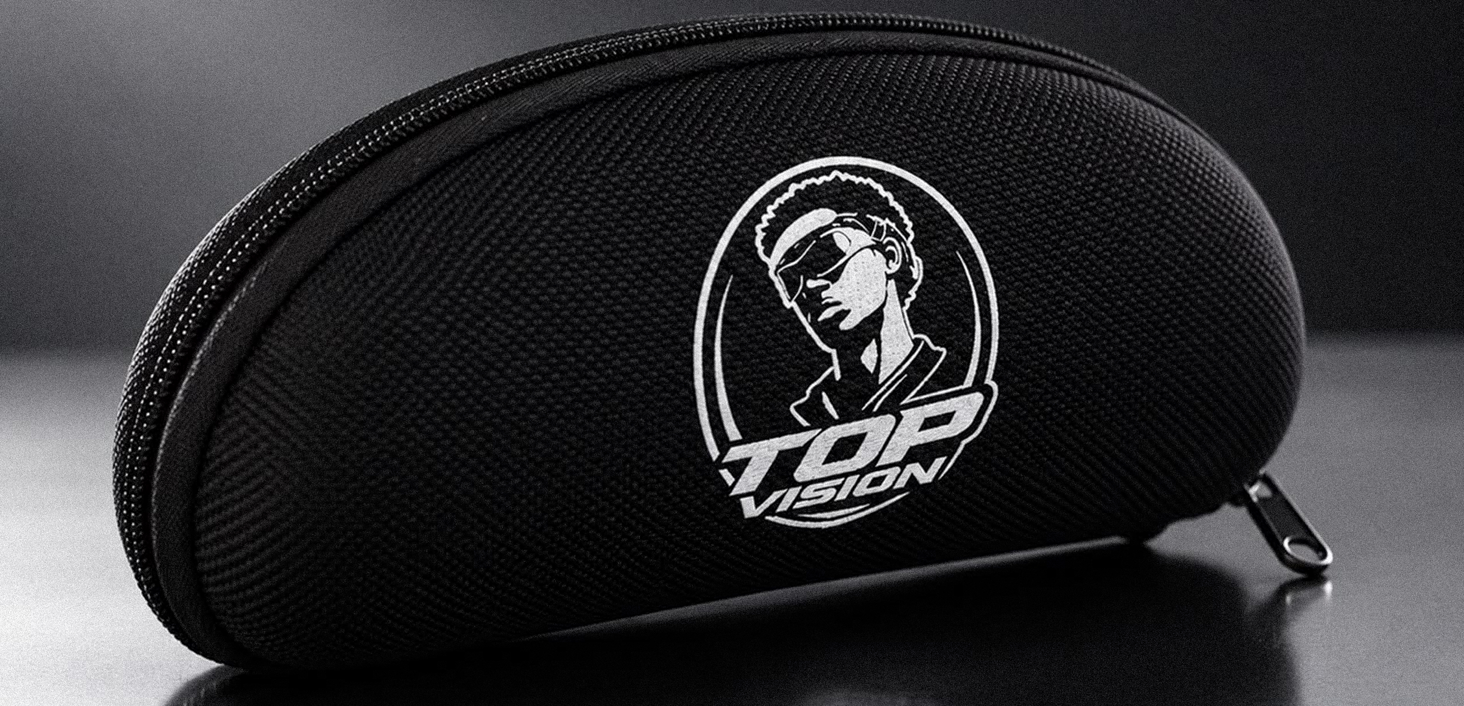 Topvison protective zipper carry case with emblem