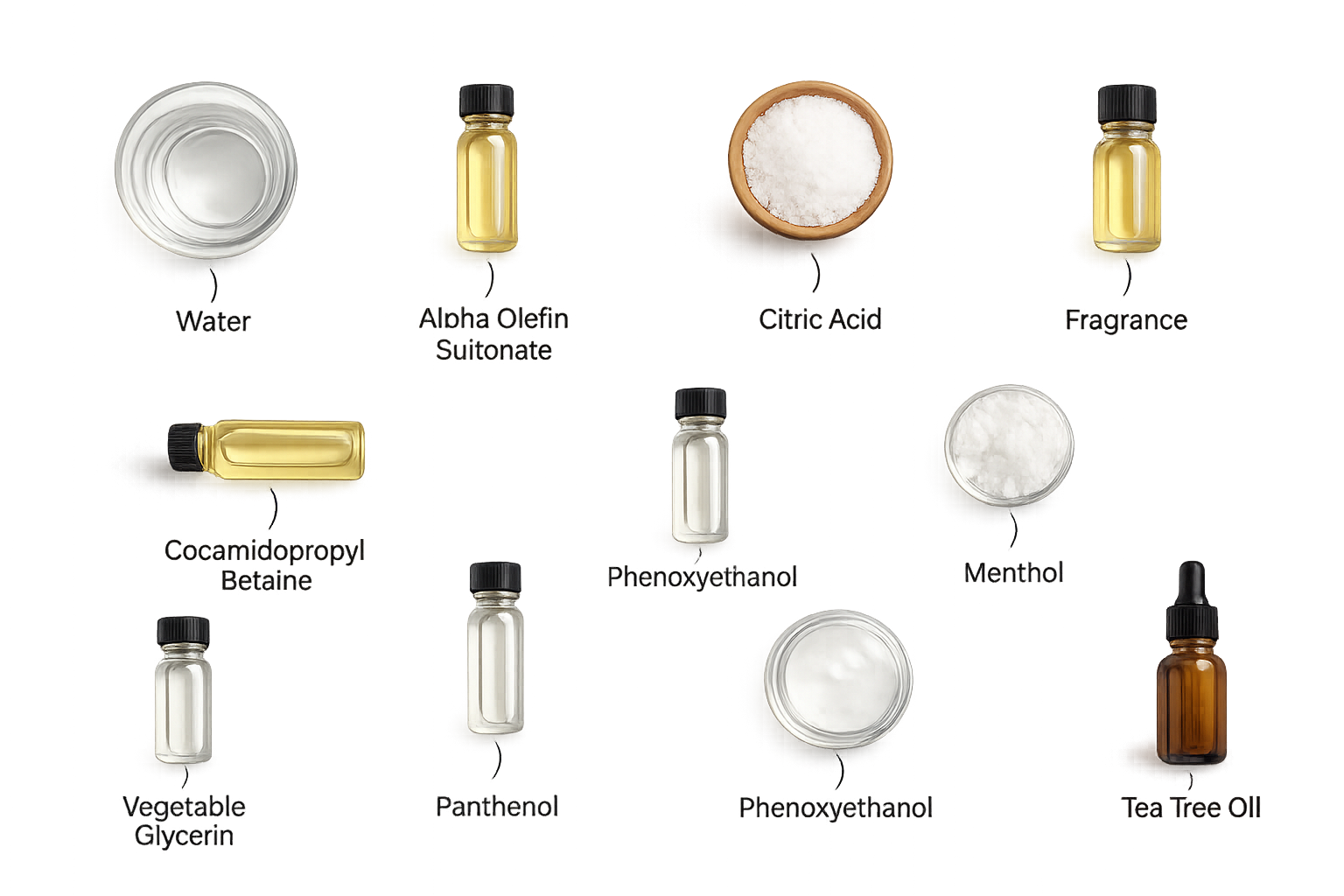 Cleanse ingredients